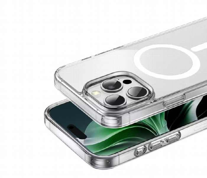 Green Lion Magsafe Crystal Clear Case For Iphone 16 Pro - Zoom Image 4
