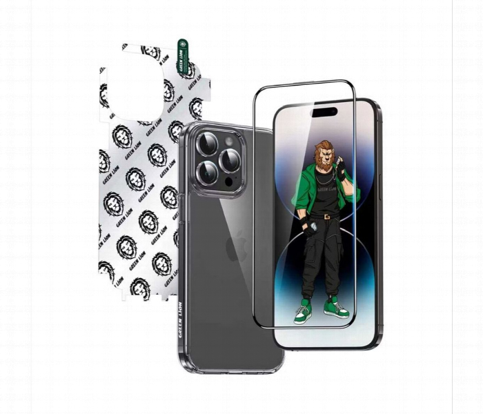 Green Lion 4 In 1 Defender Pack Iphone 16 Pro - Zoom Image 4
