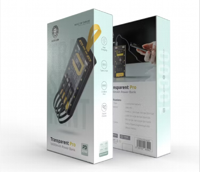 Green Lion Transparent Pro 10000Mah Power Bank - Zoom Image 4