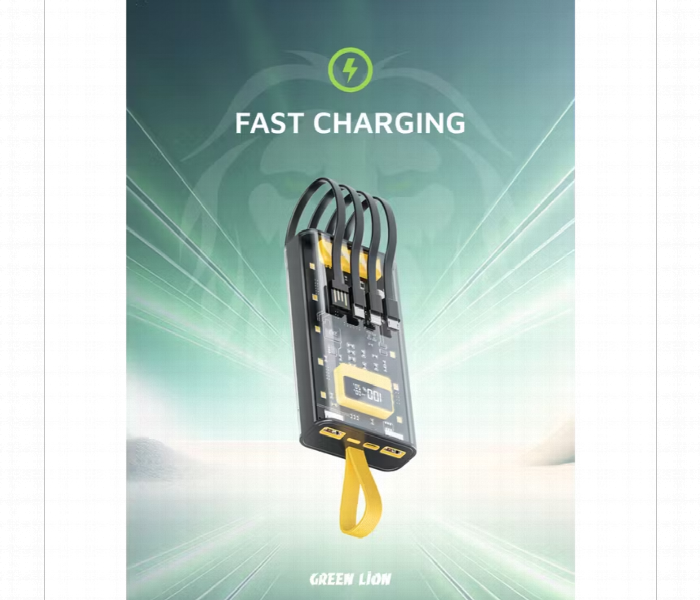 Green Lion Transparent Pro 10000Mah Power Bank - Zoom Image 3