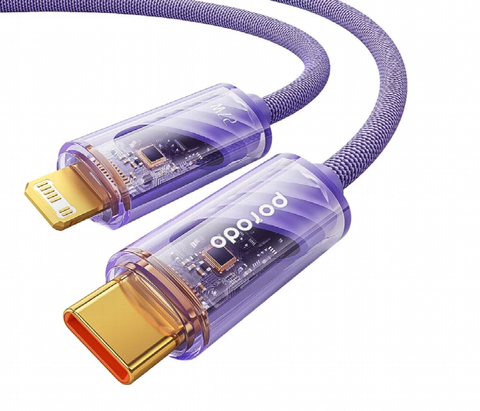 Porodo Braided 27W Pd Usb C To Lightning Cable - Zoom Image 2