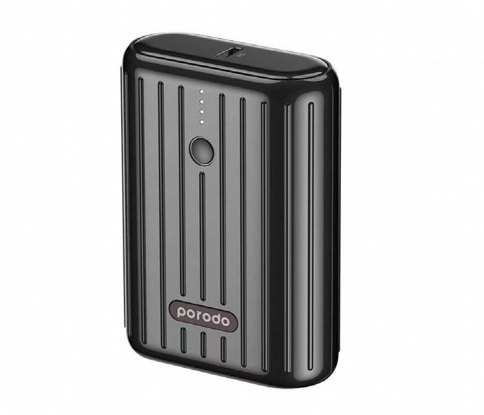 Porodo Ultra Compact Pd And Qc Power Bank 10000Mah Black - Zoom Image 1