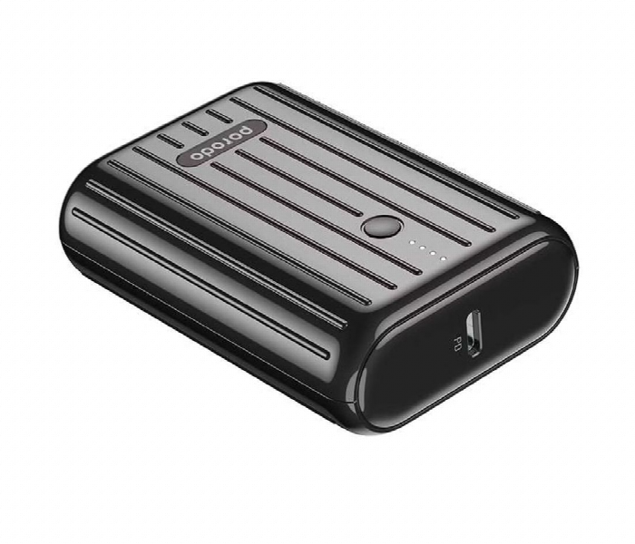 Porodo Ultra Compact Pd And Qc Power Bank 10000Mah Black - Zoom Image 2