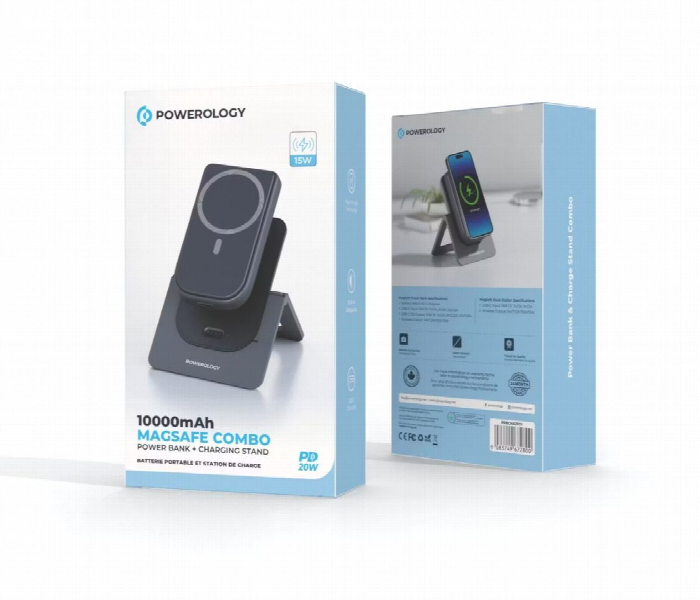 Powerology Magsafe Combo Power Bank  Charging Stand 10000Mah - Zoom Image 5