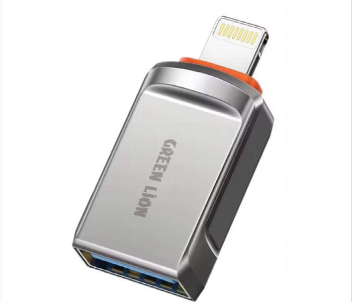 Green Lion Otg 2.0 Adapter Usb A To Lightning - Zoom Image 1