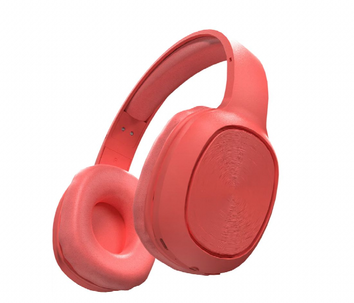 Porodo Pure Bass Fm Wireless Headphone Red - Zoom Image 4