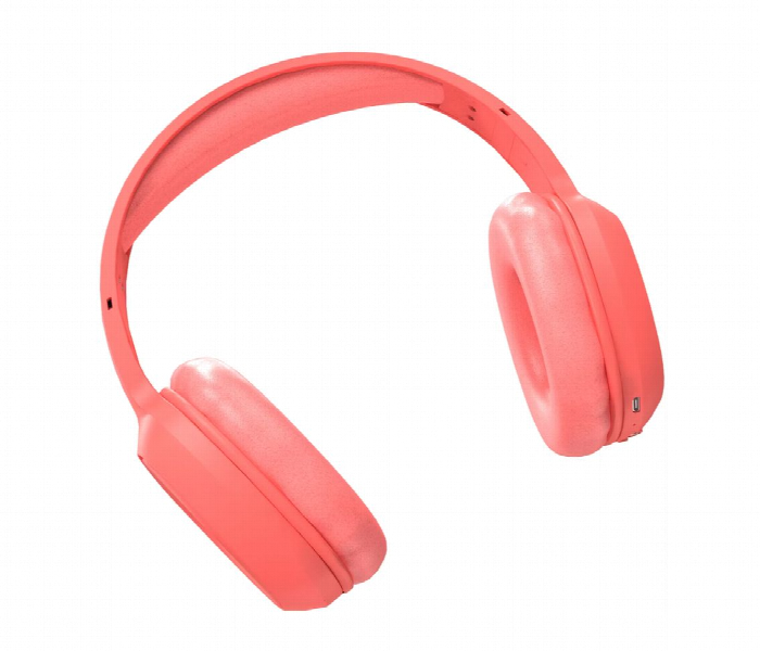 Porodo Pure Bass Fm Wireless Headphone Red - Zoom Image 3