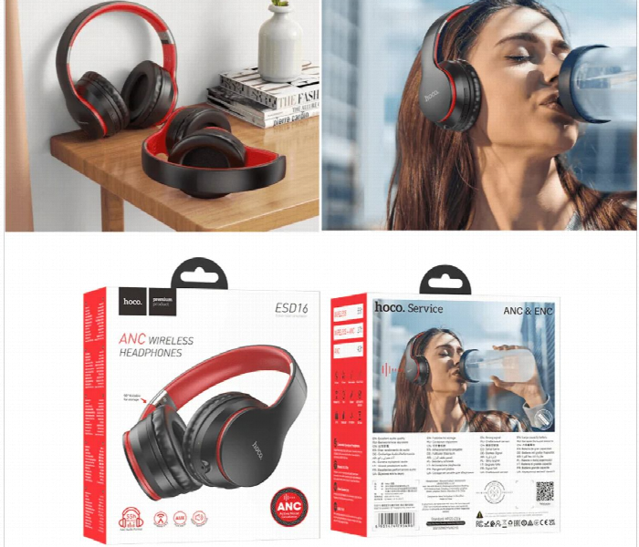 Hoco Esd16 Anc Wireless Headphones - Zoom Image 4