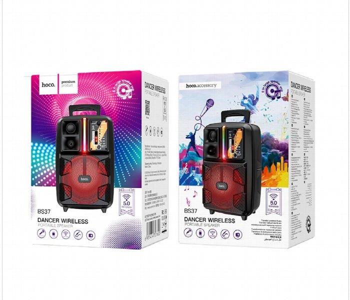 Hoco Bs37 Dancer Wireless Speaker Outdoor Loudspeaker - Zoom Image 4