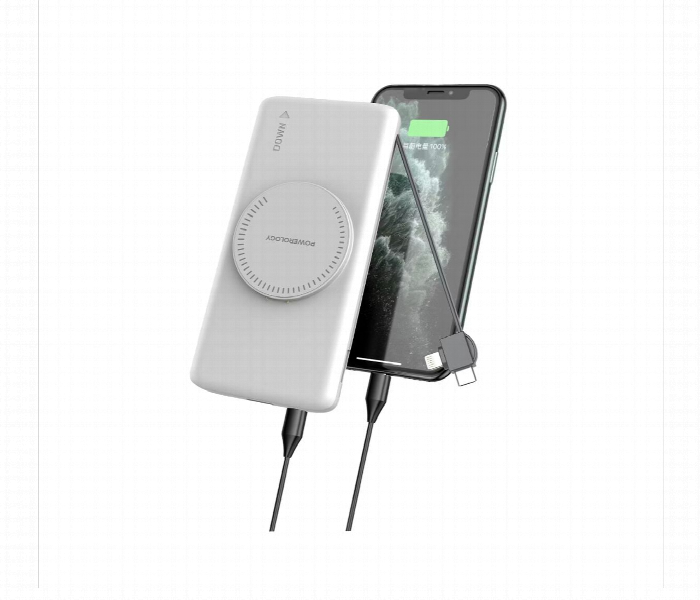 Powerology 8In1 Station 10000Mah Power Bank White - Zoom Image 2