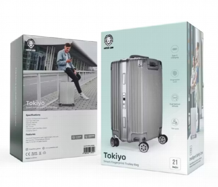 Green Lion Tokiyo Smart Fingerprint Trolley Bag - Zoom Image 2