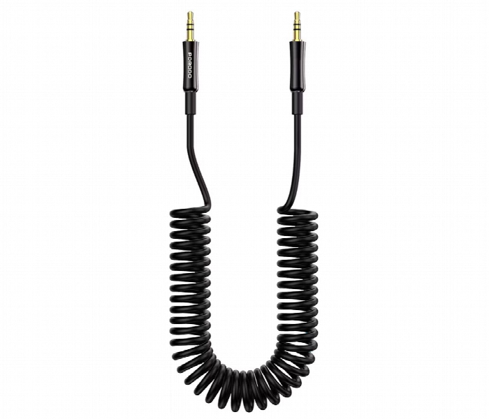 Porodo Aux 3.5 To 3.5 Coil Cable 1.2M - Zoom Image 1