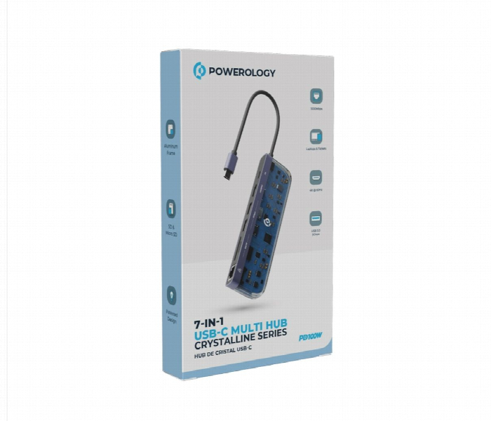 Powerology 7 In 1 Crystalline Multi Hub - Zoom Image 5