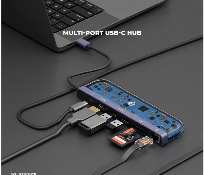 Powerology 7 In 1 Crystalline Multi Hub - Zoom Image 4