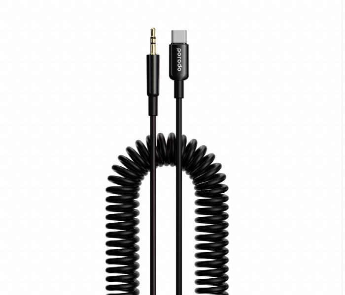 Porodo Type C To Aux Coil Cable 1.2M - Zoom Image 3