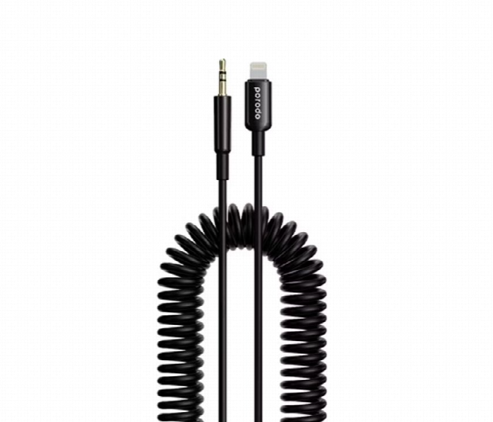 Porodo Lightning To Aux Coil Cable 1.2M - Zoom Image 4