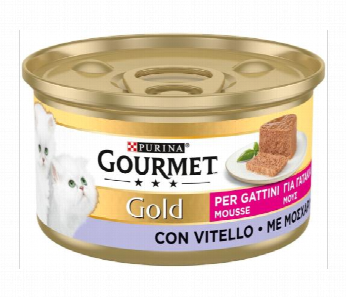 Gourmet Gold Kitten Mousse  Veal 1 Box . 24 Can - Zoom Image 3