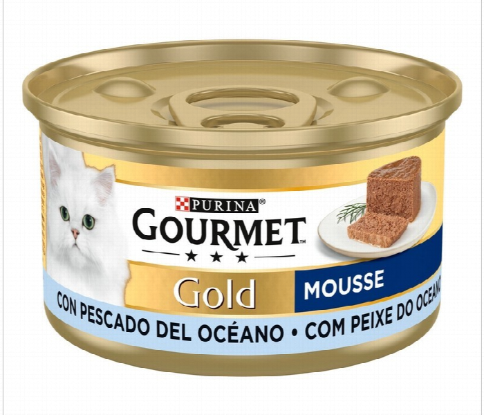 Gourmet Gold Mousse Ocean Fish 1 Box . 24 Can - Zoom Image 1