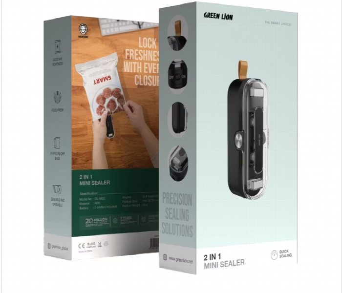 Green Lion 2 In 1 Mini Food Sealer - Zoom Image 3