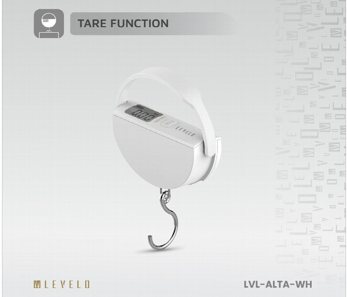 Levelo Alta Luggage Scale White - Zoom Image 4