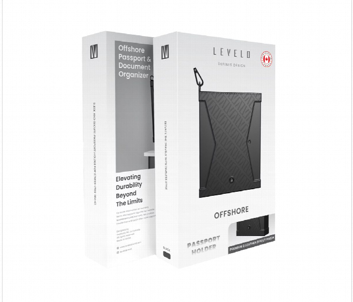 Levelo Offshore Passport Holder Leather Case - Zoom Image 5