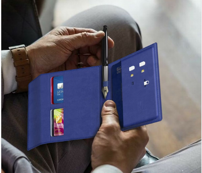 Levelo Offshore Passport Holder Leather Case - Zoom Image 4