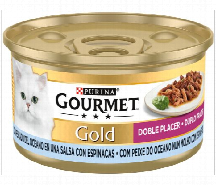 Gourmet Gold Duo Ocean Fish And Spinach 1 Box . 24 Can - Zoom Image 2