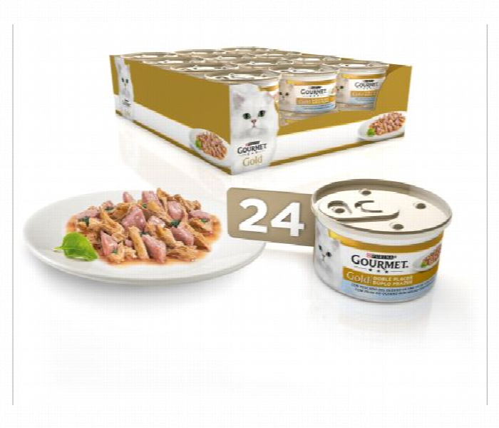 Gourmet Gold Duo Ocean Fish And Spinach 1 Box . 24 Can - Zoom Image 4
