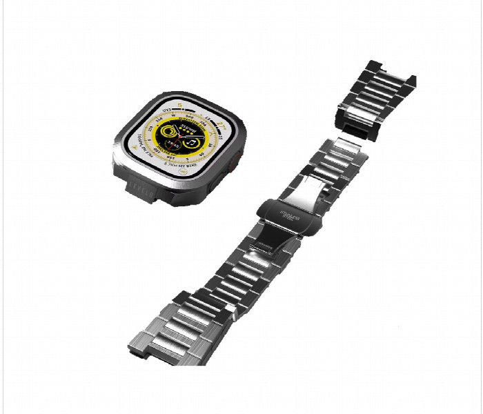 Levelo Royal Stainless Steel Strap And Case For Apple Watch Strap 49Mm - Zoom Image 2