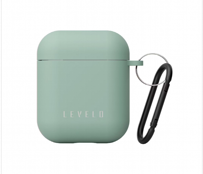 Levelo Gorra Hybrid Silicone Airpods 1Or2 Case Green - Zoom Image 1