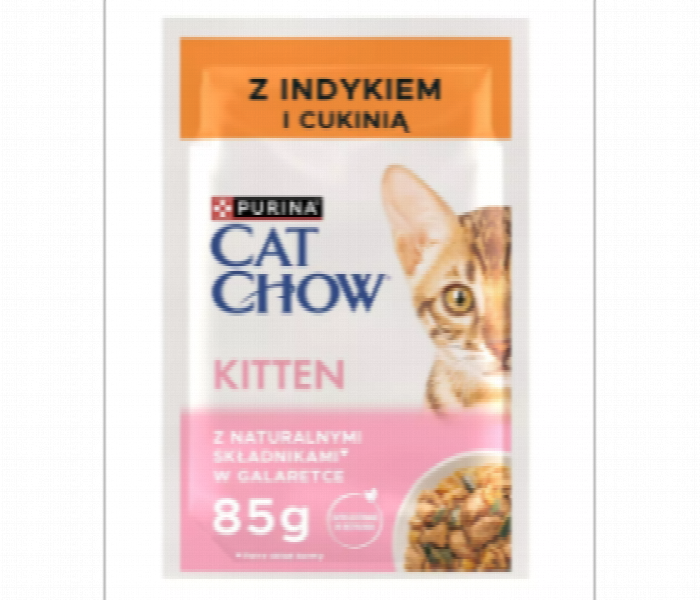 Cat Chow Kitten Jelly With Turkey And Carrot 1 Box . 26 Piece - Zoom Image 1