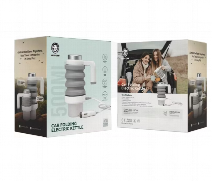 Green Lion Car Folding Electric Kettle - Zoom Image 4