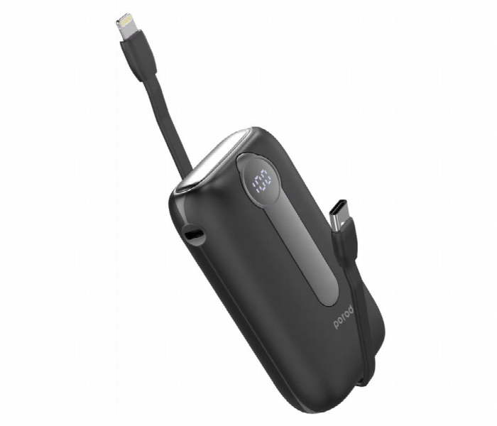 Porodo 4In1 Station 10000Mah Power Bank Black - Zoom Image 3