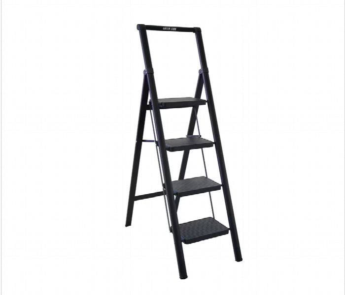Green Lion Foldable Ladder  Black - Zoom Image 1