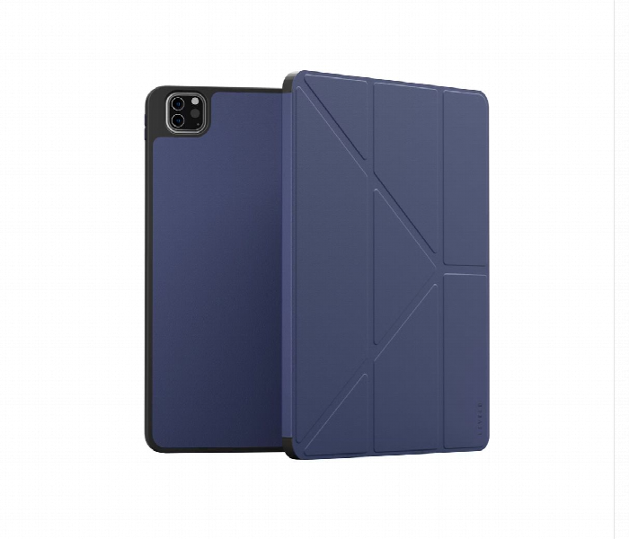 Levelo Elegant Hybrid Leather Case For Ipad Pro 12.9 Blue - Zoom Image 1
