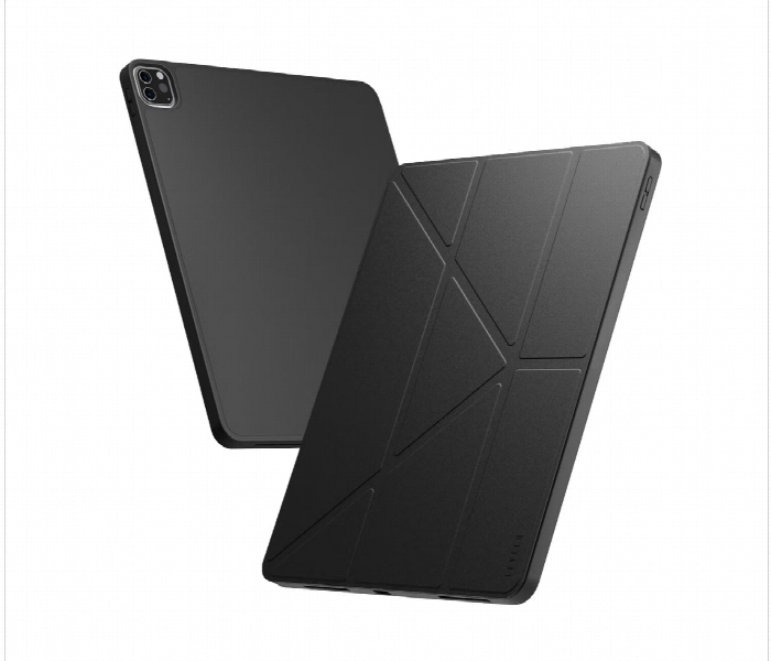 Levelo Elegant Hybrid Leather Case For Ipad Pro 12.9 Black - Zoom Image 2