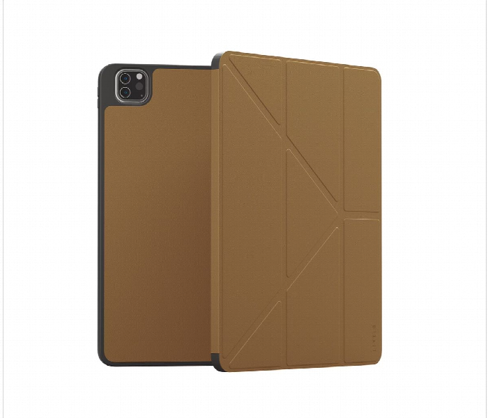 Levelo Elegant Hybrid Leather Case For Ipad Pro 12.9 Brown - Zoom Image 1