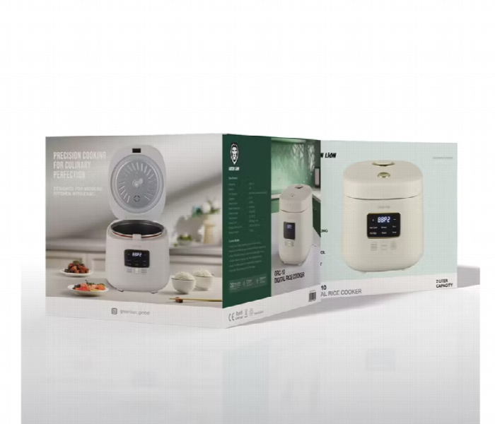 Green Lion Grc 10 Digital Rice Cooker 2L - Zoom Image 3