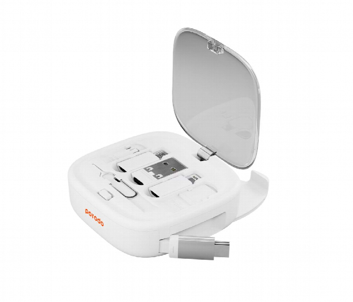 Porodo 6 In 1 Multi Functional Charging Kit White - Zoom Image 1