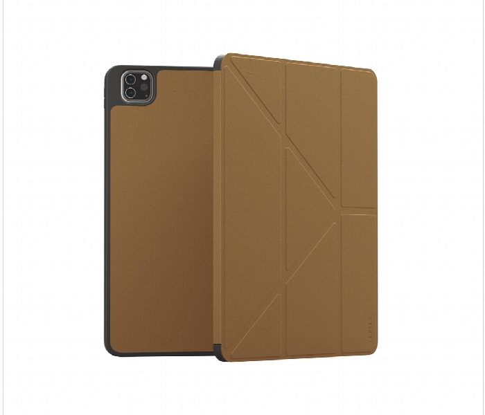 Levelo Elegante Hybrid Leather Ipad Pro 13 Inch 2024 Case Brown - Zoom Image 1