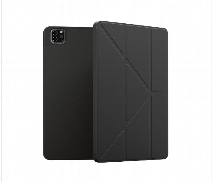 Levelo Elegante Hybrid Leather Ipad Pro 13 Inch 2024 Case Black - Zoom Image 1
