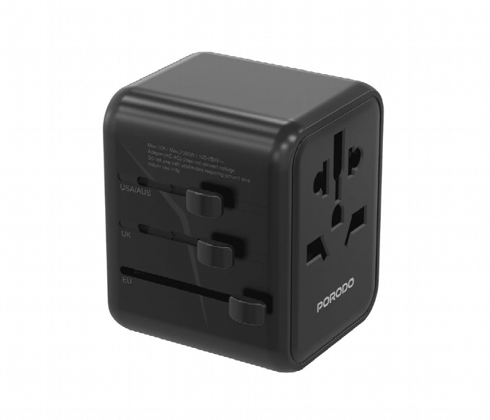 Porodo Dual Usb A Universal Travel Adapter 2.4A - Zoom Image 4