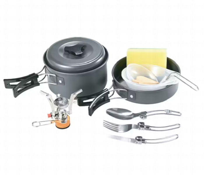Green Lion 10 In 1 Camping Cookware - Zoom Image 1