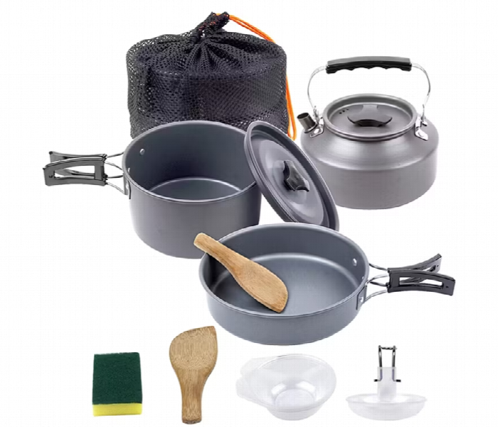 Green Lion 7 In 1 Camping Cookware - Zoom Image 2