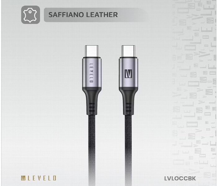 Levelo Otto Usb C To Type C 60W Leather Cable - Zoom Image 2