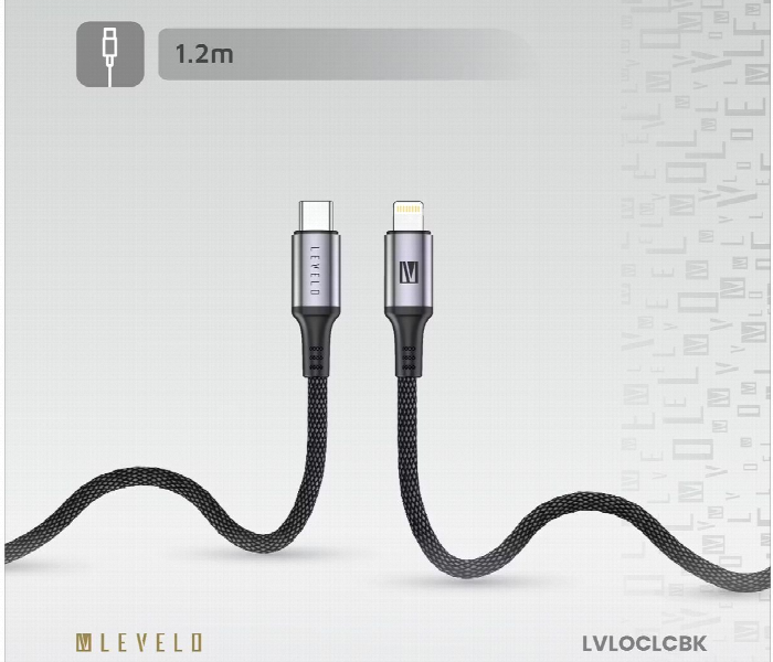 Levelo Otto Usb C To Lightning 30W Leather Cable - Zoom Image 3
