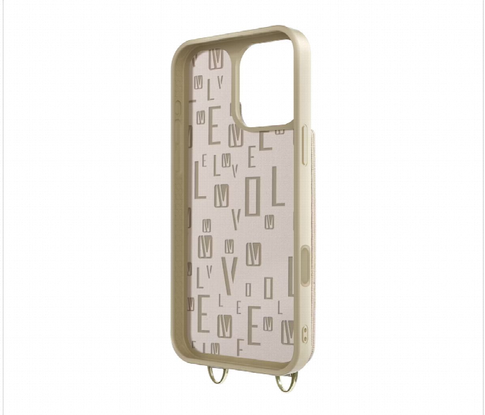 Levelo Serena Leather Case For Iphone 16 Pro Beige - Zoom Image 5