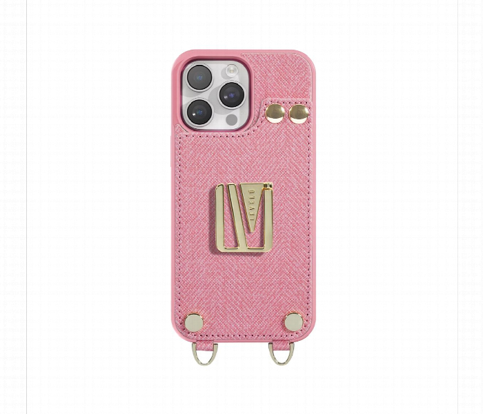 Levelo Serena Leather Case For Iphone 16 Pro Pink - Zoom Image 2