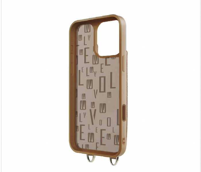 Levelo Serena Leather Case For Iphone 16 Pro Gold - Zoom Image 4