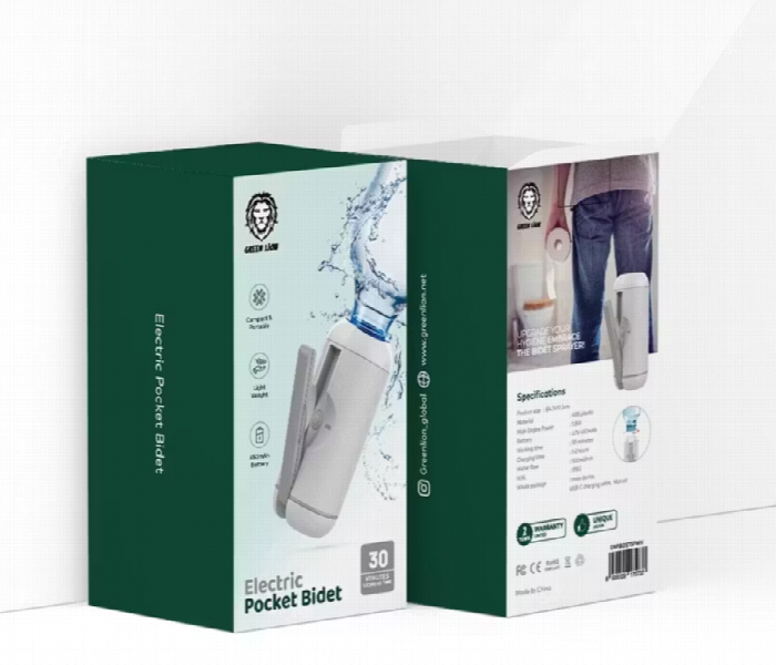 Green Lion Electric Pocket Bidet  450Mah White - Zoom Image 4